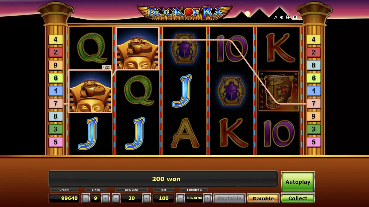 Гра в слот Book of Ra