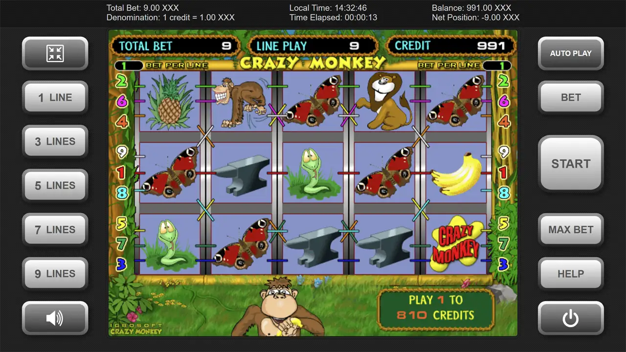 Завантажити слот Crazy Monkey